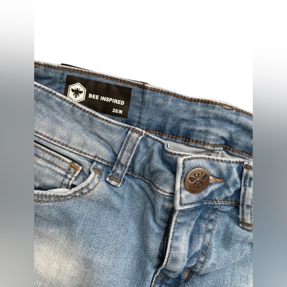 🏴󠁧󠁢󠁥󠁮󠁧󠁿Be Inspired Men Skinny jeans size 28R - Picture 3 of 7